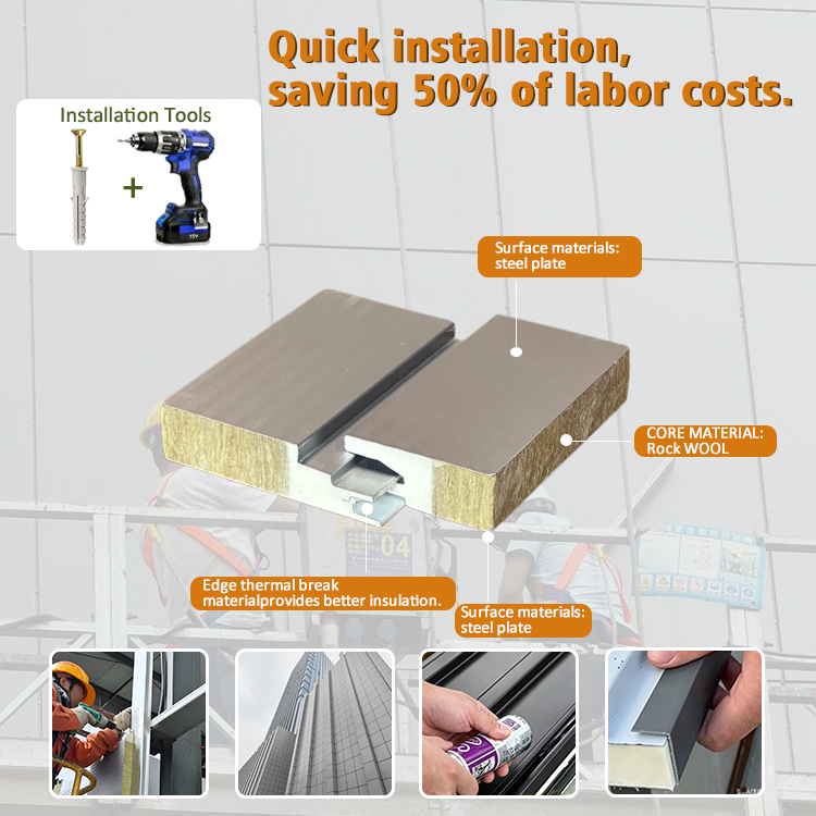 Precision tongue and groove design ensures airtightness and watertightness.