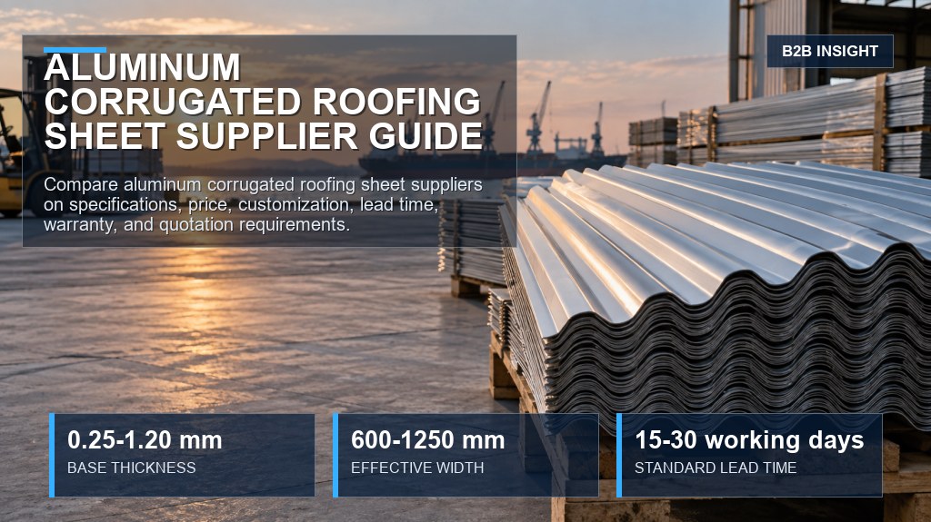 Aluminum Corrugated Roofing Sheet Supplier Guide