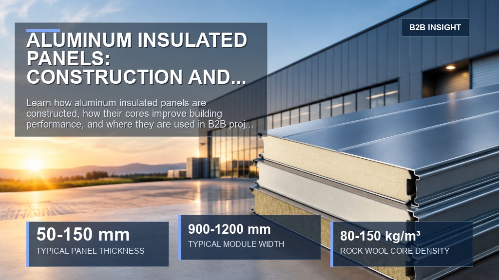 Aluminum Insulated Panels: Construction and Core Functions