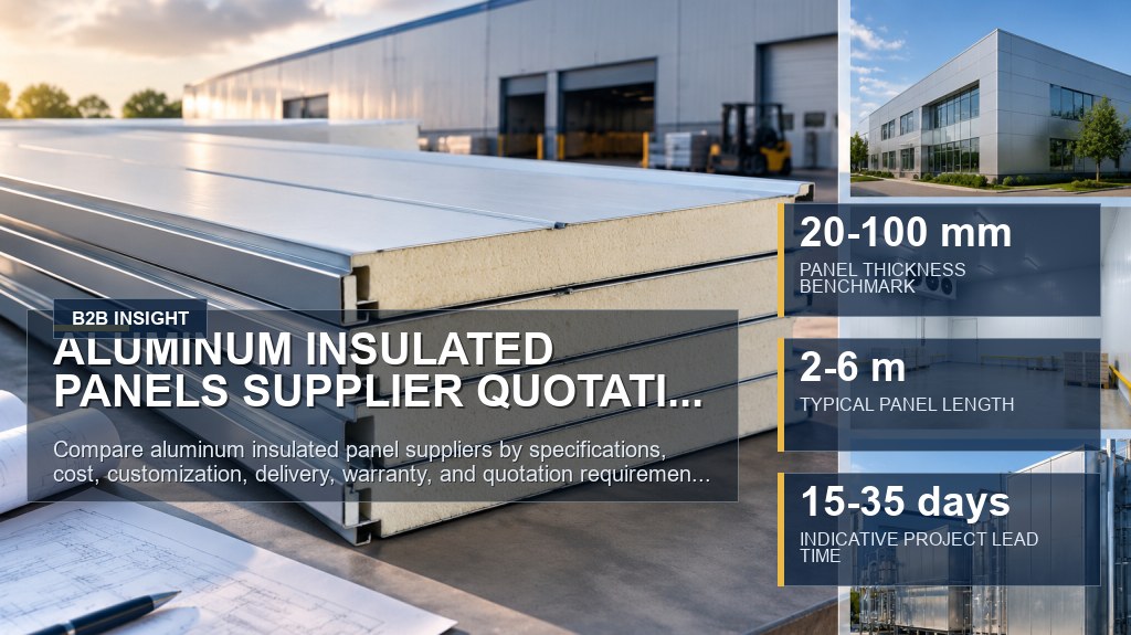 Aluminum Insulated Panels Supplier Quotation Guide