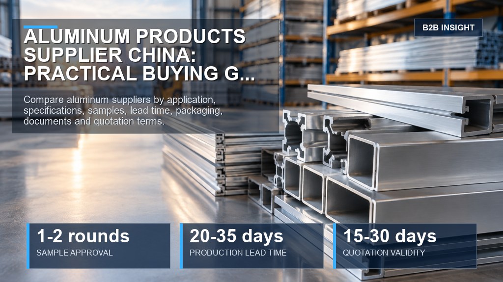 Aluminum Products Supplier China: Practical Buying Guide