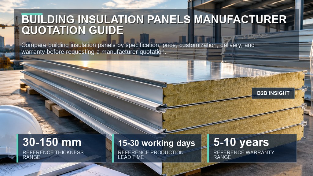 Building Insulation Panels Manufacturer Quotation Guide