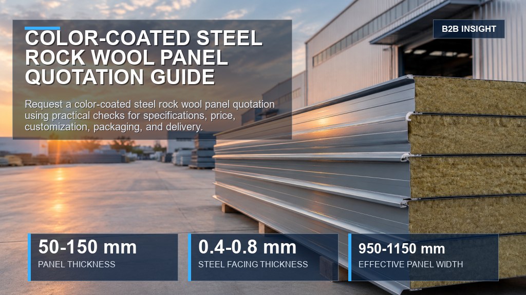 Color-Coated Steel Rock Wool Panel Quotation Guide