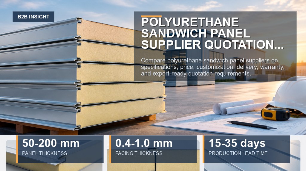 Polyurethane Sandwich Panel Supplier Quotation Guide
