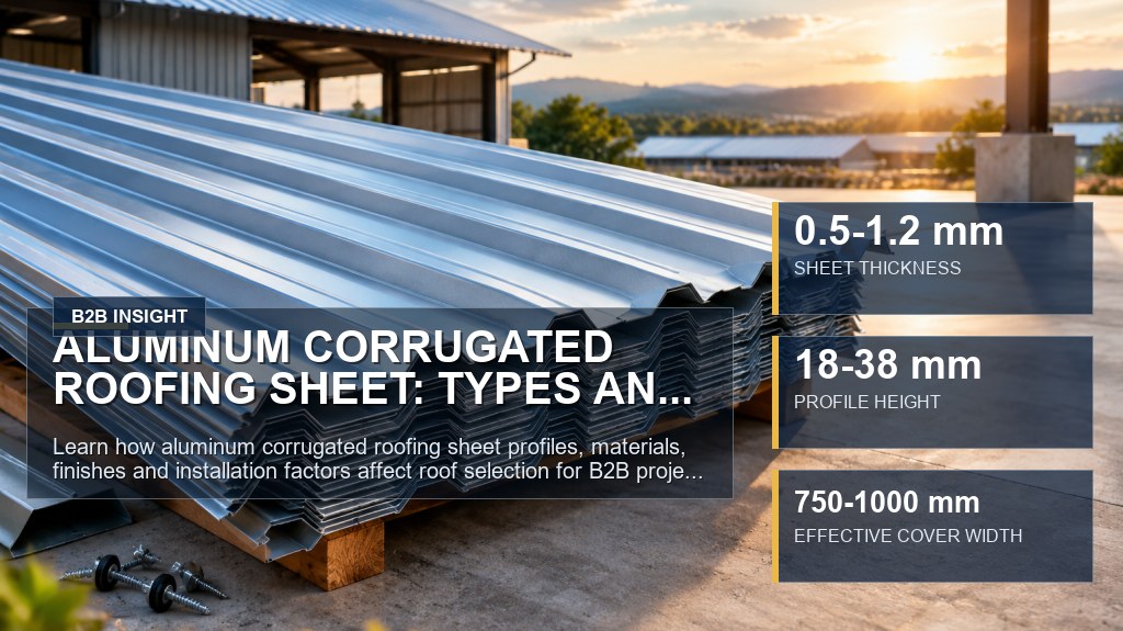 Aluminum Corrugated Roofing Sheet: Types and Selection