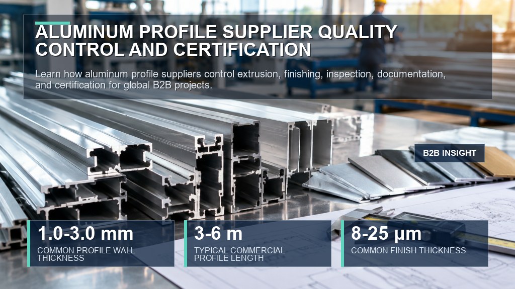 Aluminum Profile Supplier Quality Control and Certification