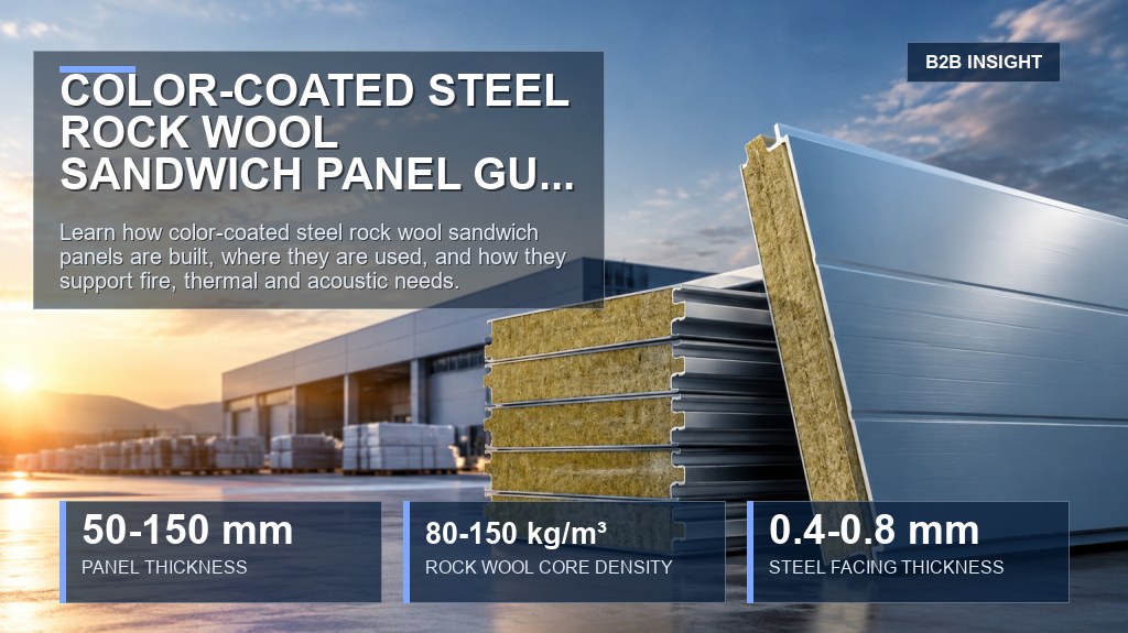 Color-Coated Steel Rock Wool Sandwich Panel Guide