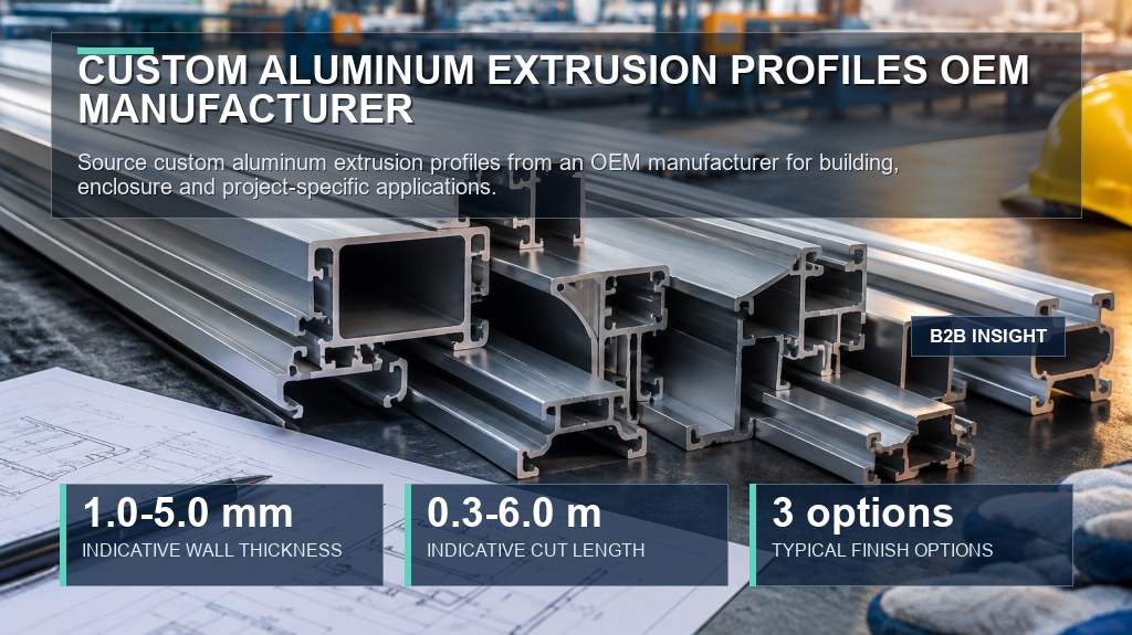 Custom Aluminum Extrusion Profiles OEM Manufacturer